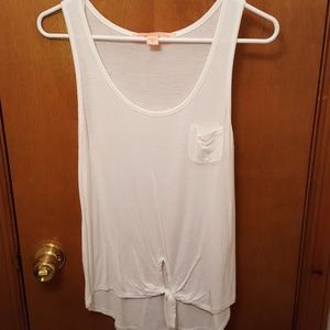 White tie tank